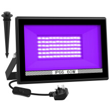 60W UV Black Lights, NATPOW UV Lights Ultraviolet Floodlights 395nm