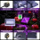 Glostars UV Black Light for Glow Party & Halloween 60W 4-Pack 6