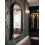 Arc Ornate Beaded Plastic Mirror BlackGold 66x47Cm 5