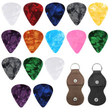 xiluuyou 15 Pieces Guitar Picks, Celluloid Medley Picks