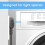 FOXNSK Single Extension Lead 2m Surge Protected for Tumble Dryer Grey 2