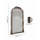 Arc Ornate Beaded Plastic Mirror BlackGold 66x47Cm 6