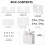 White Under Sink Bathroom Cabinet with Storage 2