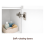 White Under Sink Bathroom Cabinet with Storage 6