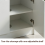 White Under Sink Bathroom Cabinet with Storage 7