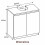 White Under Sink Bathroom Cabinet with Storage 10