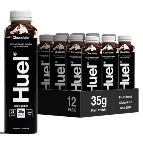HUEL Huel Black Edition RTD | 12x500ml 35g Protein | Chocolate
