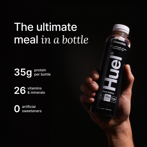 HUEL Huel Black Edition RTD | 12x500ml 35g Protein | Chocolate 1