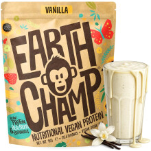 EarthChamp Vegan Protein Powder Vanilla 1kg Plant Based, High Protein