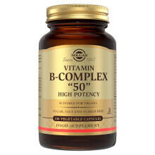 Solgar Vitamin B-Complex 50-100 Vegetable Capsules