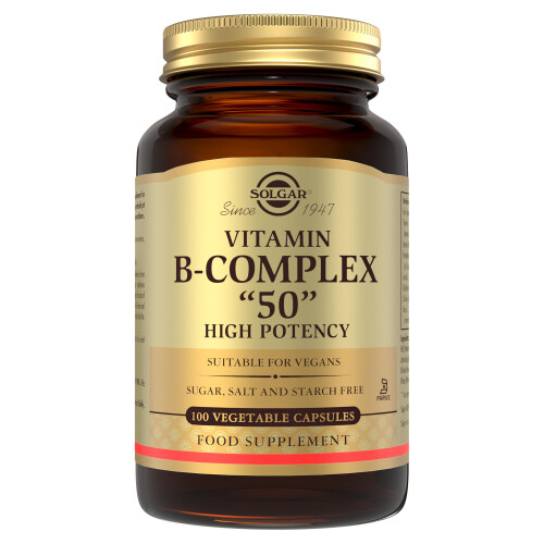 Solgar Solgar Vitamin B-Complex 50-100 Vegetable Capsules