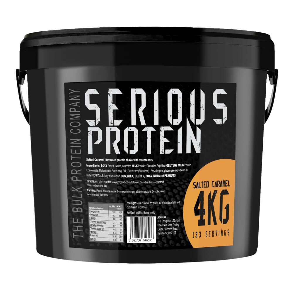 The Bulk Protein Company Serious Protein Bulk Protein Powder 4Kg Meal Replacement Shake - Image 3