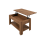 Rustic Oak Lift Top Coffee Table with Storage 3