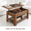 Rustic Oak Lift Top Coffee Table with Storage 6
