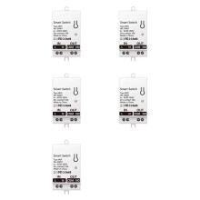 5X Tuya WiFi Dry Contact Module 10A Home Universal DIY Breaker Relay Work with Life Alexa AC 85-265V