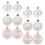 Plastic Christmas Balls for Hanging Tree Decorations 12Pcs Xmas Ornaments 1