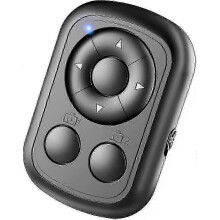 Control remoto Bluetooth 2026, control remoto para pasar páginas de fotografías, compatible con iPhone, Android e iPad.