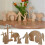 Easter - Easter Scene Wooden Ornament, Easter Jesus Scene Nativity Christ Set Gift, Christian Spring 1
