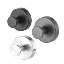 Ganchos con ventosa para colgar, soportan 15 libras, soporte para coronas con ventosa impermeable para ventana, color negro, gris y plateado.
