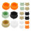 20Pcs Halloween Mini Cauldron Ornaments for Decoration Assorted Plastic Pots 1