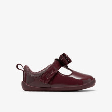 (Wide, 4.5 (Children's)) Roamer Trim T. Burgundy Patent