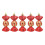 5pcs Hanging Ornaments Candy Props For Christmas Tree, Electroplating Christmas Decorations 1
