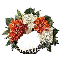 Couronne d'automne, Couronne de porte d'entrée, Couronne d'hortensias, Couronne d'automne, Couronne d'automne pour Thanksgiving
