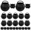 Halloween Mini Cauldron Pots Witch Buckets for Decoration 1Set Black Plastic 1