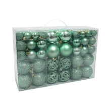 100 Pcs Christmas Ball Ornaments 3-6cm, compatible Oxodoi, Tree, Wedding, Party Mint Green