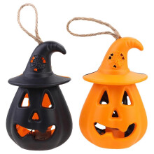 Plastic Halloween Candle-Like Lamp for Pumpkin Decoration 2Pcs
