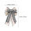 Xmas Tree Hanging Ornaments Linen Bowknot for 2Pcs Festive Decoration 2