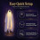Halloween outdoors 1.5 m tall hanging ghost swing string lights remote control, ghost us 1 Set 4