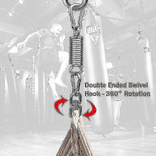 Hanging Chair Swing Spring, Swing Spring Steel Spring With Two Snap Hooks 2