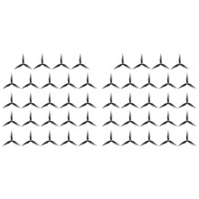 48PCS 51466 V2 FPV Propeller 5inch 3 Blade Propeller Drones Propeller for FPV RC Racing Drone Gray