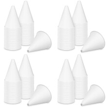 200Pcs Paper Funnels for Motor Oil 6 Oz Engine Oil Funnel Paper Cone Funnel for Gas,Dispensers or Kitchen Filling Bottle