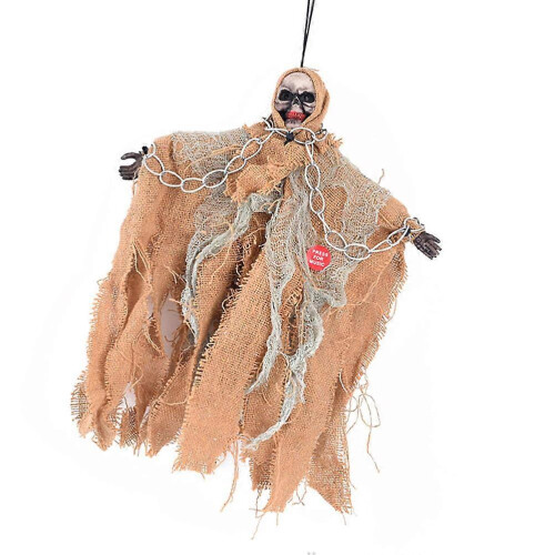 Halloween Voice Control Ghost Hanging Dolls Scary Skeleton Props Decoration 1