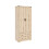 (Oak) 2 Door 2 Drawer Wardrobe w/ Oak Top 8