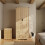 (Oak) 2 Door 2 Drawer Wardrobe w/ Oak Top 2