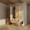 (Oak) 2 Door 2 Drawer Wardrobe w/ Oak Top 6