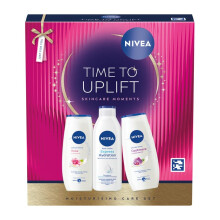 Nivea Time To Uplift Gift Set | 3-Piece Full-Sized Body Care Trio