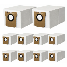 Lot de 10 sacs à poussière de 2,5 L pour aspirateurs robots, ensemble de sacs de rechange grande capacité