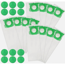 Lot de 12 sacs filtrants de rechange de qualité supérieure pour aspirateurs Airbelt K1, K2, K3, 6629-ER et 6695-ER.