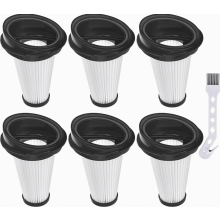 Lot de 6 filtres HEPA de rechange pour aspirateurs sans fil et portables 2 en 1 VCH 9129L, 9130 et 9930