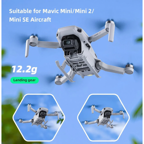 Extensões de trem de pouso dobráveis e com altura ajustável para drones Mini 4K, Mini 2, Mini SE e Mini. 1