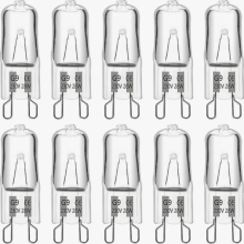 Ampoule halogène G9 28 W 230 V, 370 lm, 2700 K, blanc chaud, à intensité variable, compatible avec les douilles G9