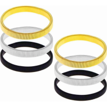 Lot de 3 paires de jarretières antidérapantes pour manches longues, élastiques métalliques pour chemises à manches longues, serveurs, hommes