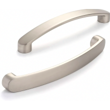 Lot de 6 poignées de meuble en acier inoxydable brossé, entraxe de 128 mm, compatibles avec les tiroirs et les portes de cuisine