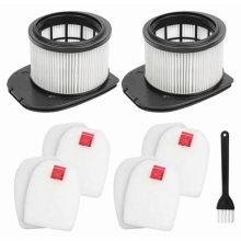 Ensemble de filtres de rechange pour aspirateur sans fil : 2 filtres HEPA, 4 filtres en mousse et en feutre, anti-enroulement de cheveux.