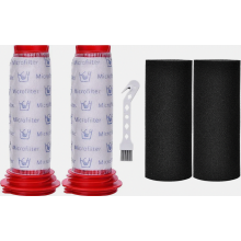 Lot de 2 cartouches de rechange et filtres en mousse pour aspirateur sans fil 25,2 V BCH6ZOOO BCH6L2560 BCH6L2561
