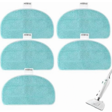 lingettes de rechange pour balai vapeur, housses en microfibre de 32 x 19,5 cm pour tous types de sols, avec base auto-agrippante